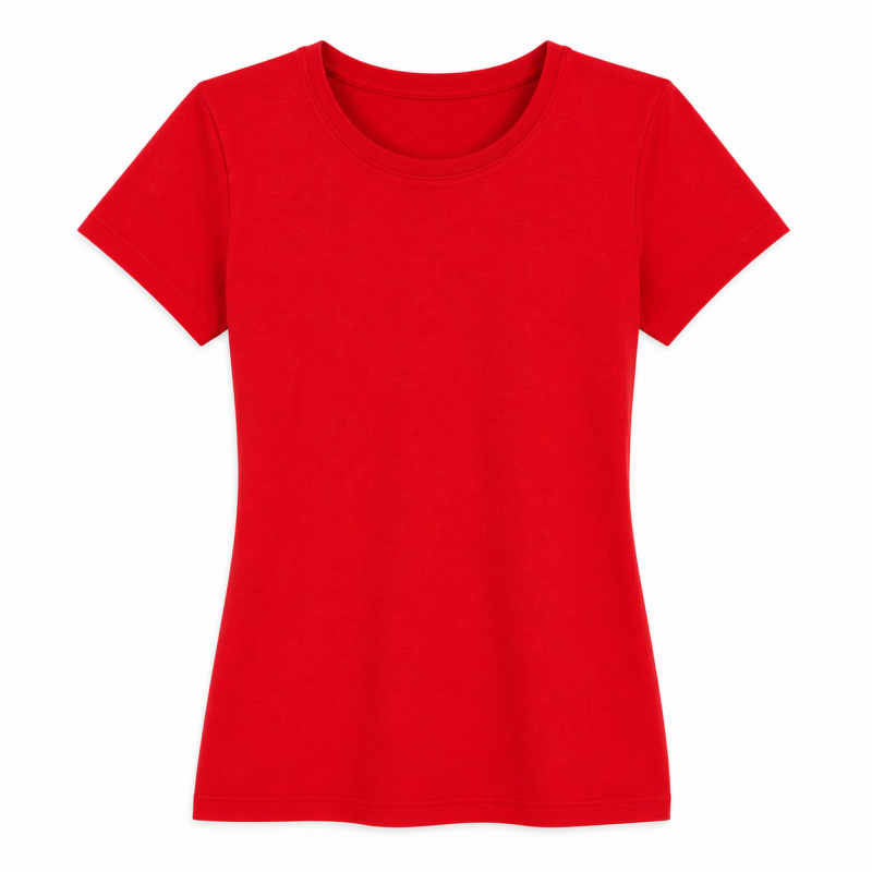 Camiseta roja para mujer